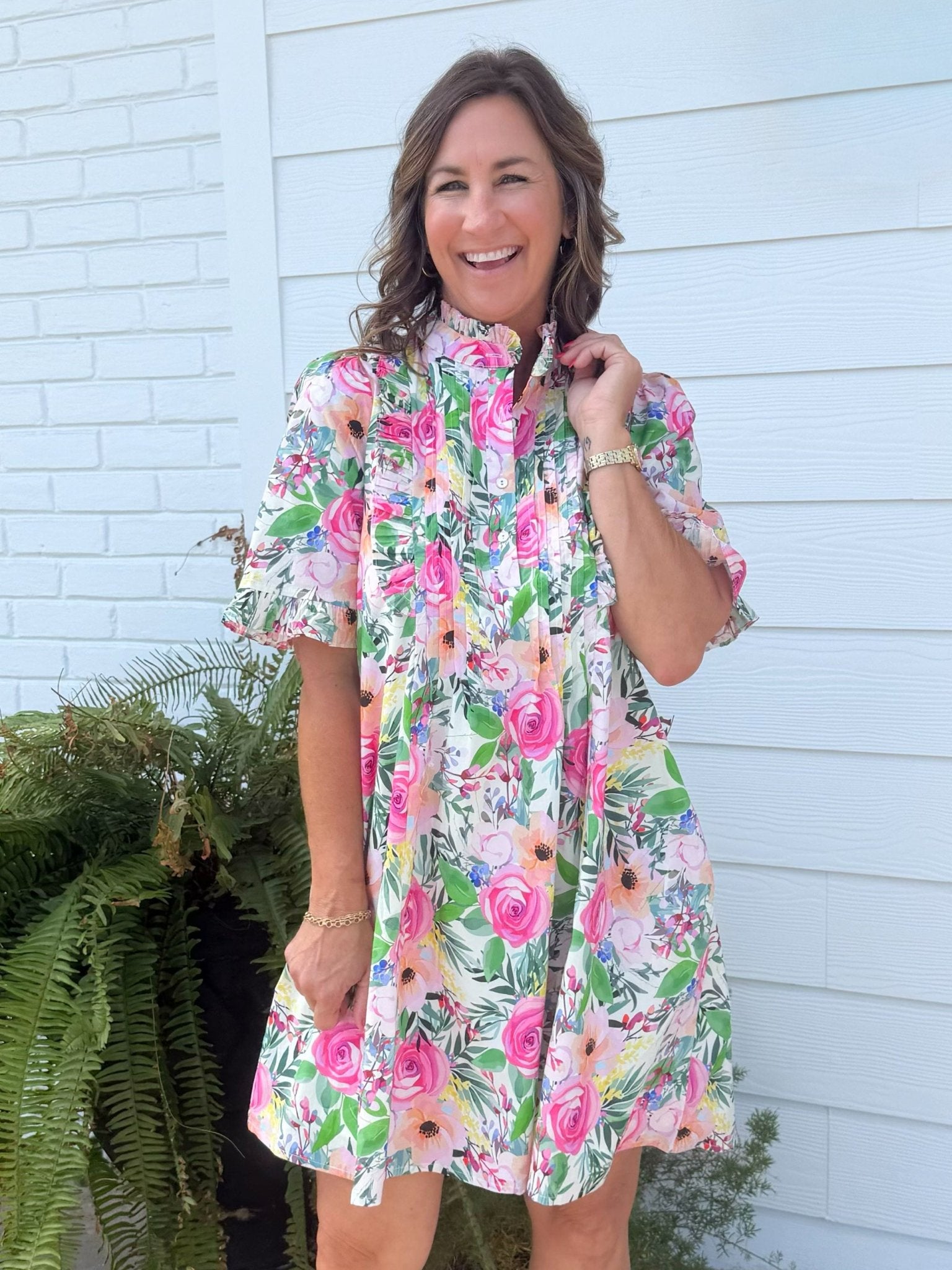 Garden Romance Floral Dress - Jessi Jayne Boutique