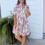 Garden Romance Floral Dress - Jessi Jayne Boutique