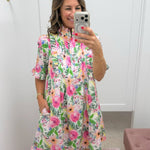 Garden Romance Floral Dress - Jessi Jayne Boutique