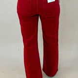 Crimson Ankle Flare Utility Pants - Jessi Jayne Boutique