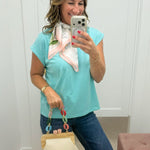Talullah Rainbow Resin Handle Clutch Bag - Jessi Jayne Boutique