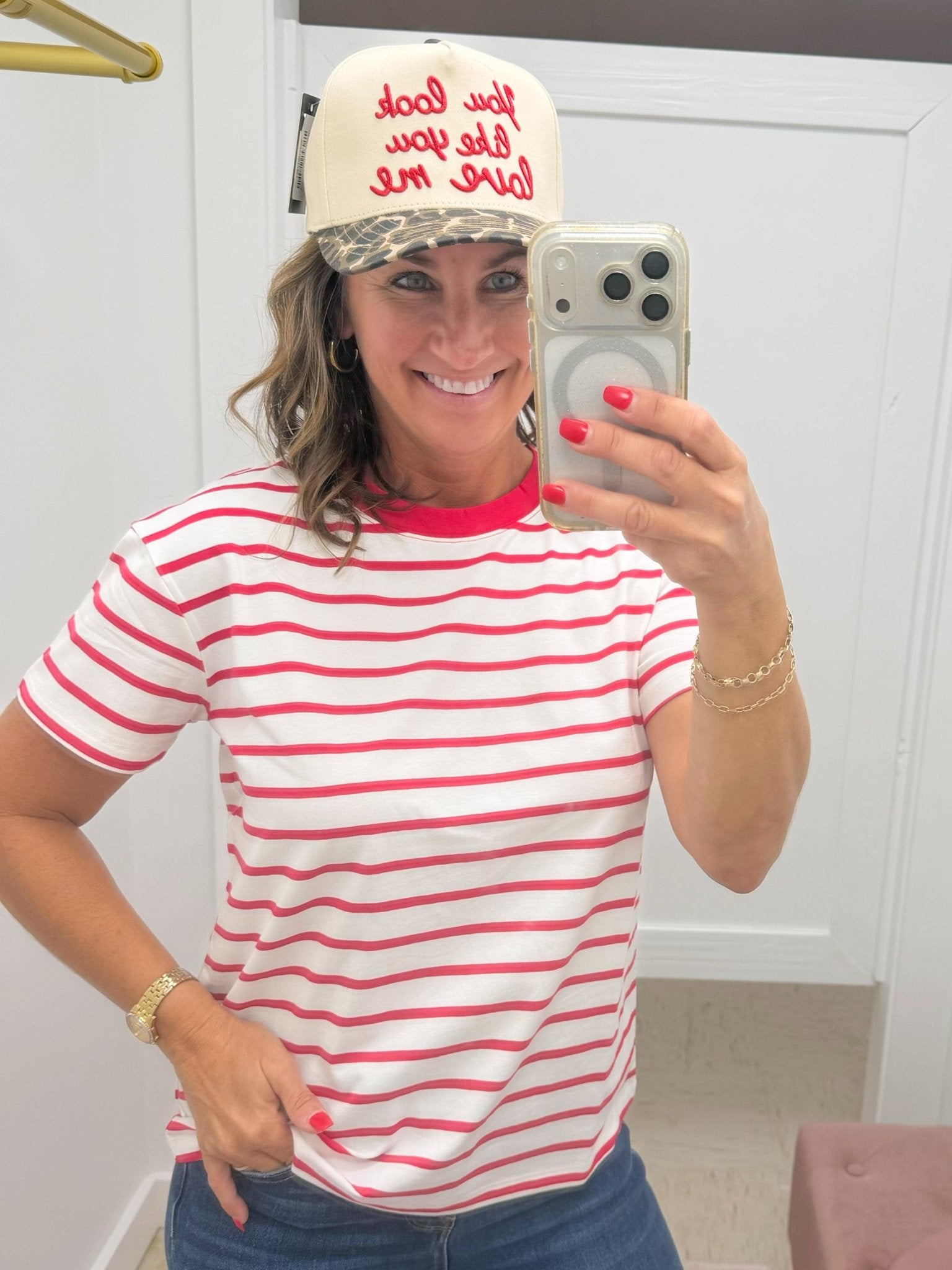 You Look Like You Love Me Trucker Hat Leopard - Jessi Jayne Boutique