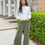 Weekend Stripe Knit Top - Jessi Jayne Boutique