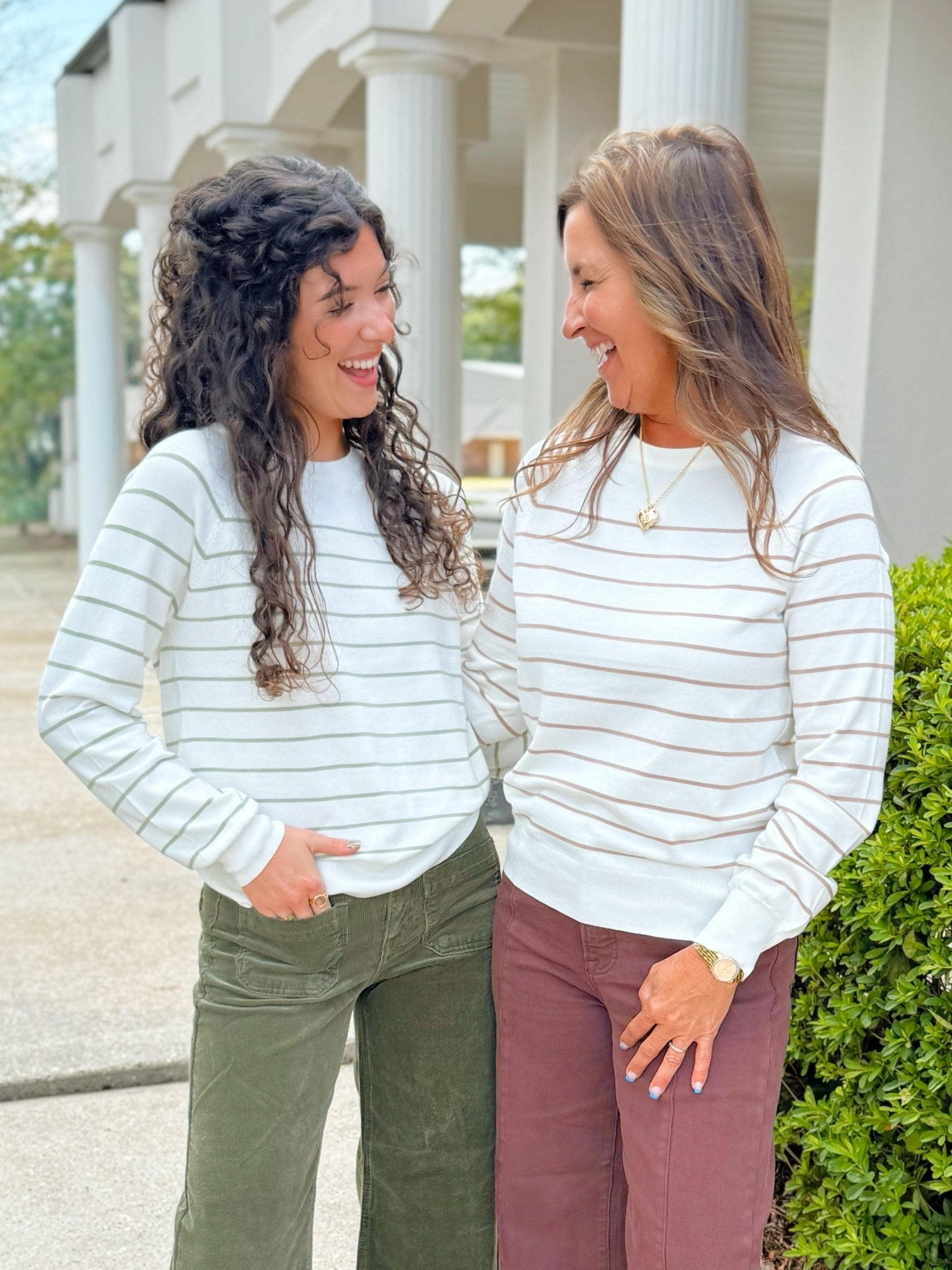 Weekend Stripe Knit Top - Jessi Jayne Boutique