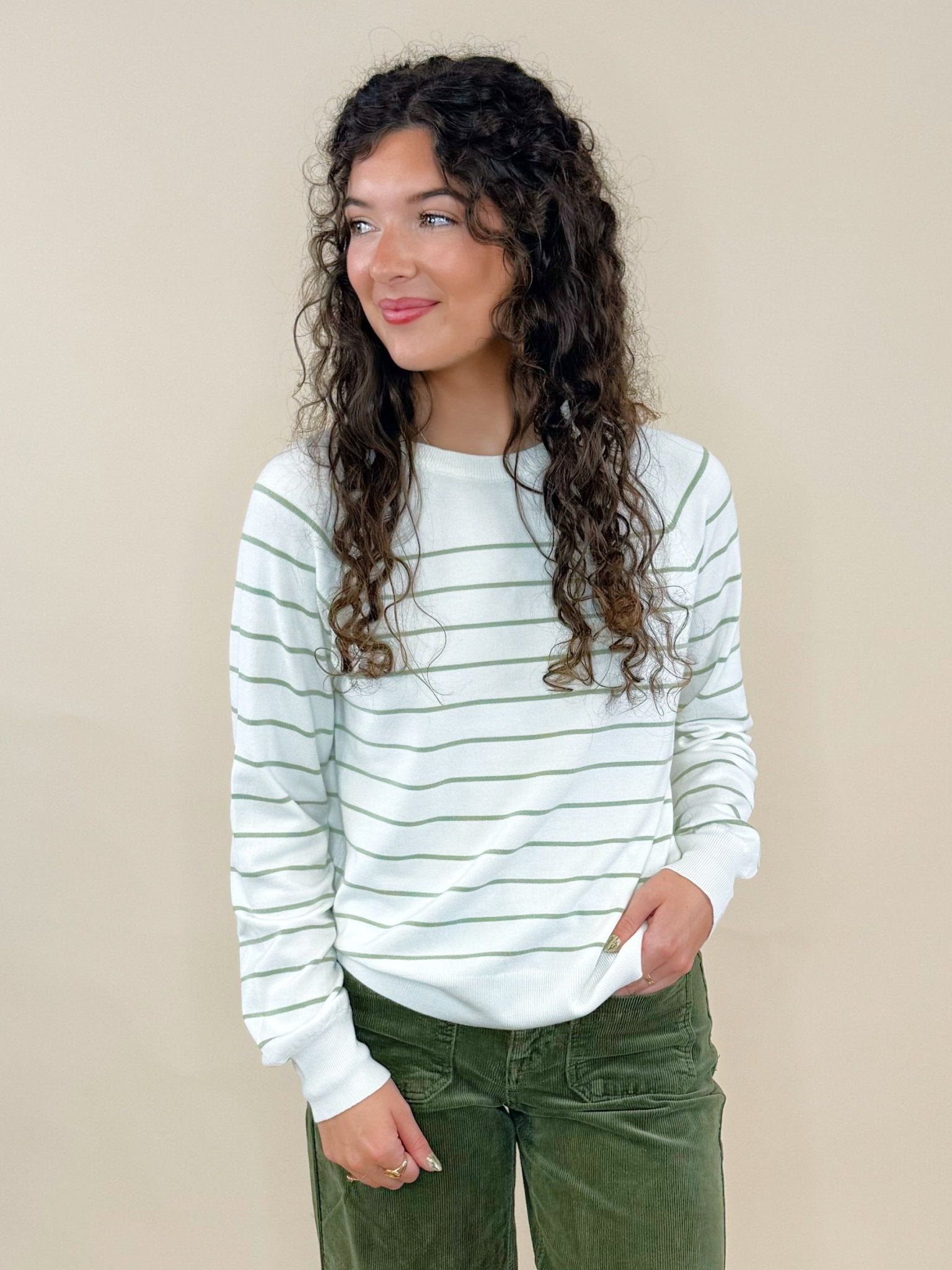 Weekend Stripe Knit Top - Jessi Jayne Boutique