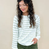 Weekend Stripe Knit Top - Jessi Jayne Boutique