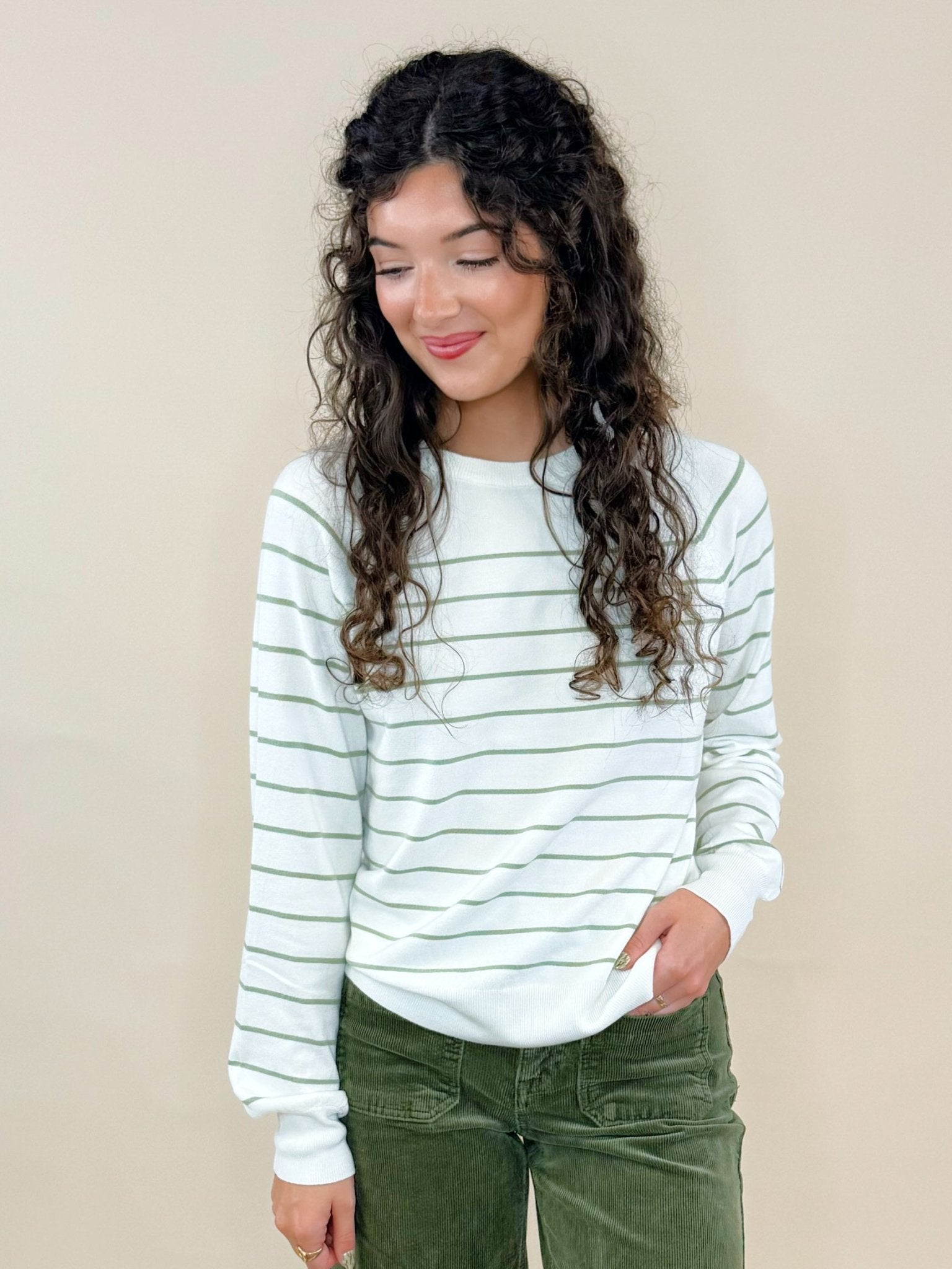 Weekend Stripe Knit Top - Jessi Jayne Boutique