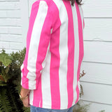 Pink Power Stripe Blazer