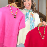 Everyday Mock Neck Sweater Top - Jessi Jayne Boutique