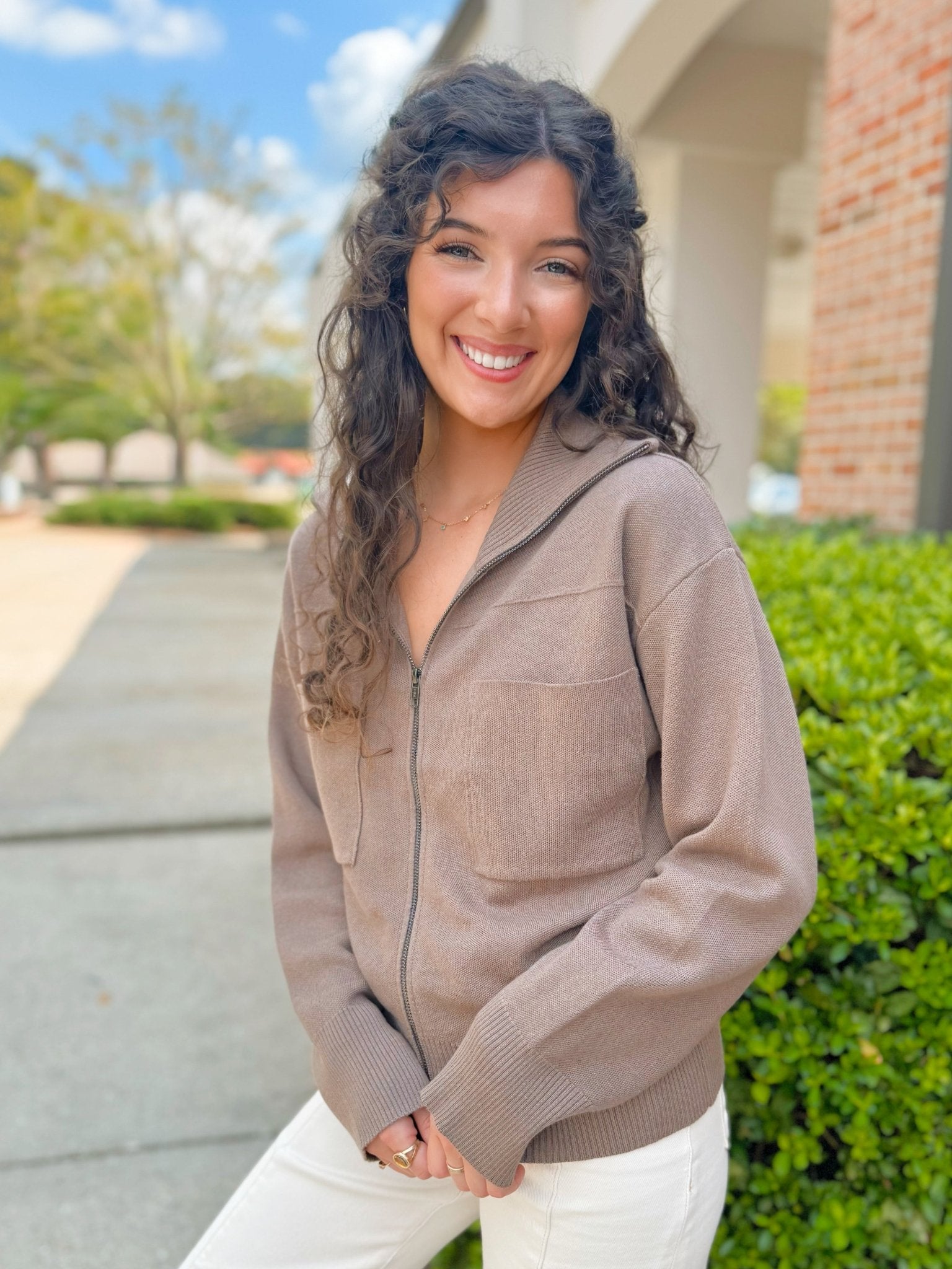 Utility Zip Cardigan - Jessi Jayne Boutique