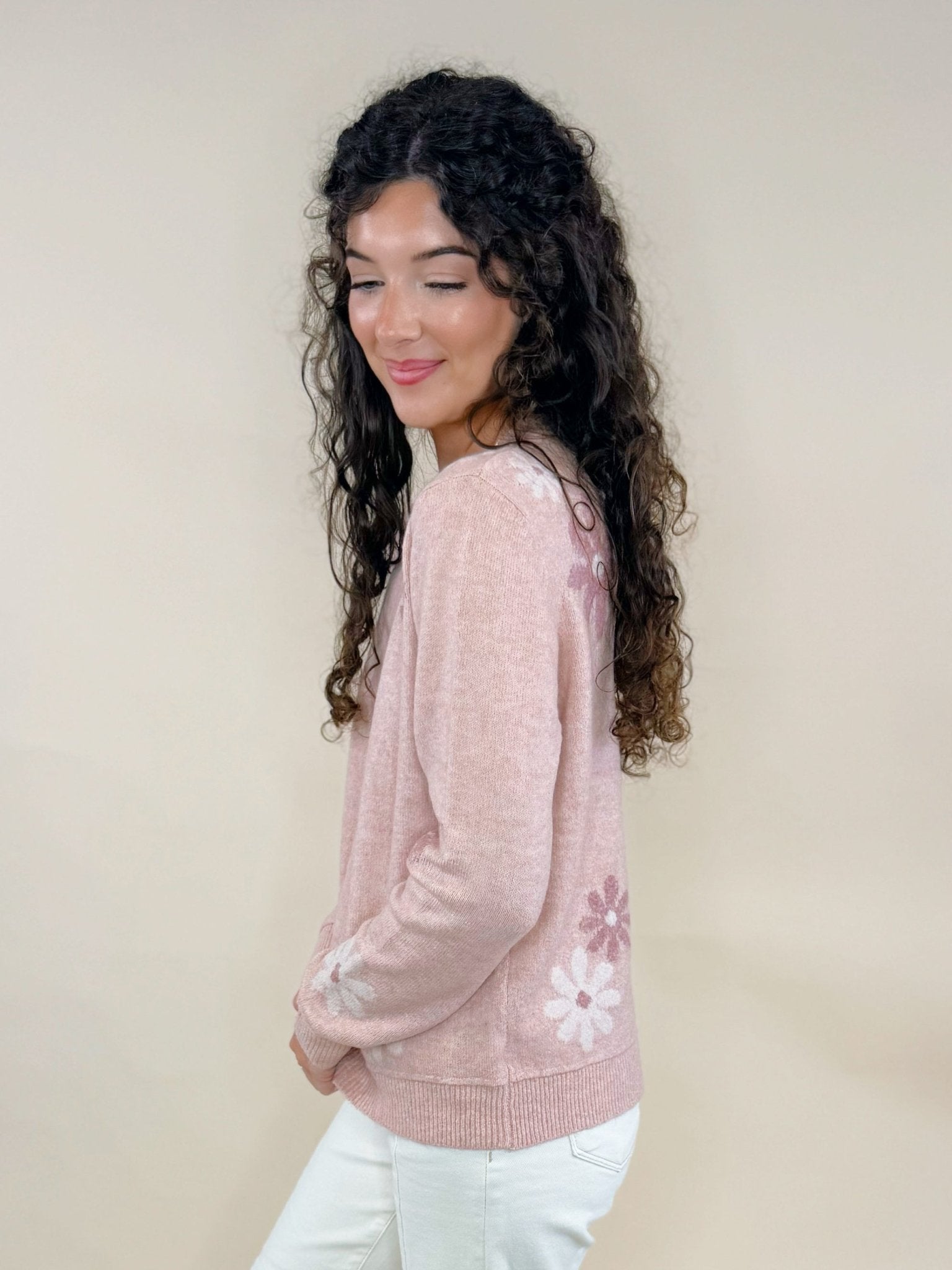 Daisy Bloom Sweater - Jessi Jayne Boutique