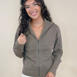 Utility Zip Cardigan - Jessi Jayne Boutique