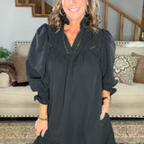 Midnight Grace Mini Dress