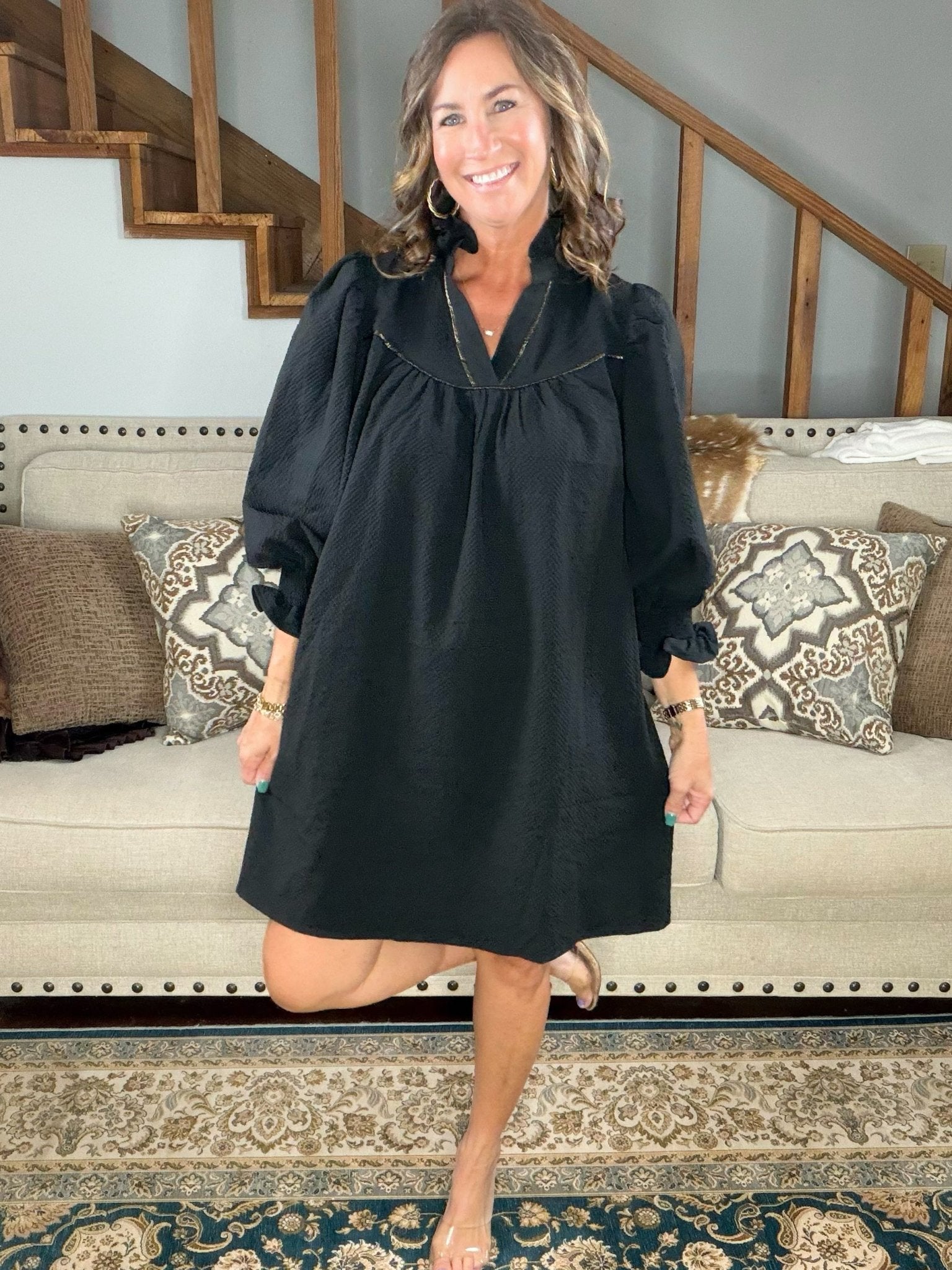 Midnight Grace Mini Dress - Jessi Jayne Boutique