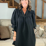 Midnight Grace Mini Dress - Jessi Jayne Boutique