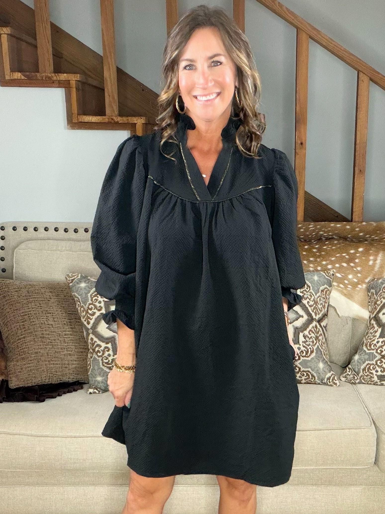 Midnight Grace Mini Dress - Jessi Jayne Boutique