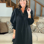 Midnight Grace Mini Dress - Jessi Jayne Boutique