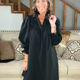 Midnight Grace Mini Dress - Jessi Jayne Boutique