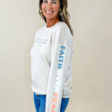 Faith Over Fear Sweatshirt - Jessi Jayne Boutique