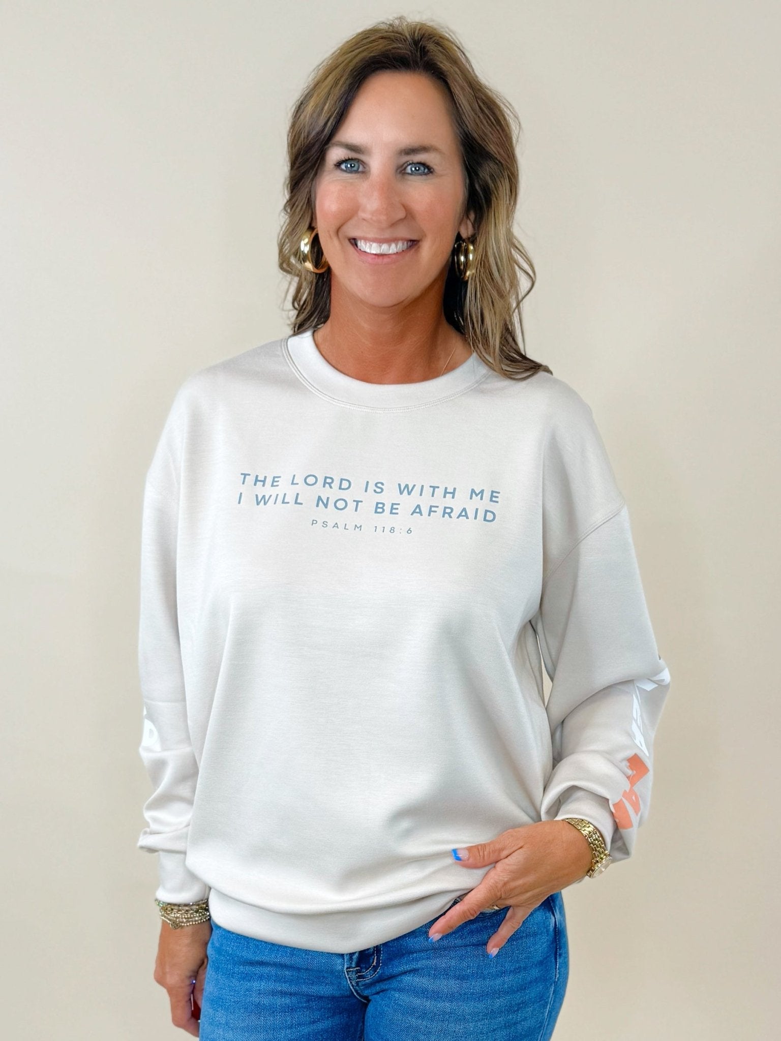 Faith Over Fear Sweatshirt - Jessi Jayne Boutique