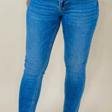 Thinking About Me Vervet Mid Rise Raw Hem Crop Skinny Jeans - Jessi Jayne Boutique