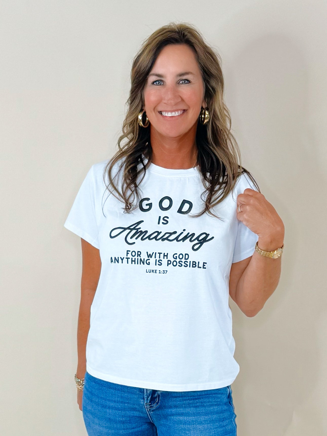 God Is Amazing Graphic Tee - Jessi Jayne Boutique