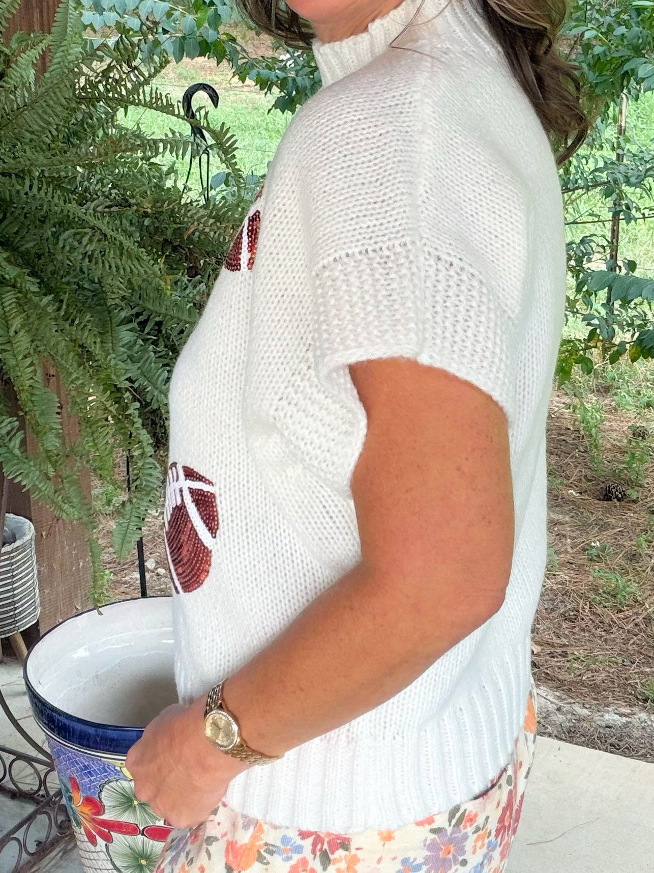 Friday Night Lights Football Sweater Top - Jessi Jayne Boutique