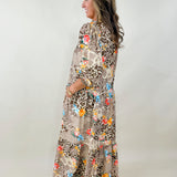 Safari Bloom Midi Dress - Jessi Jayne Boutique