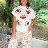 Friday Night Lights Football Sweater Top - Jessi Jayne Boutique