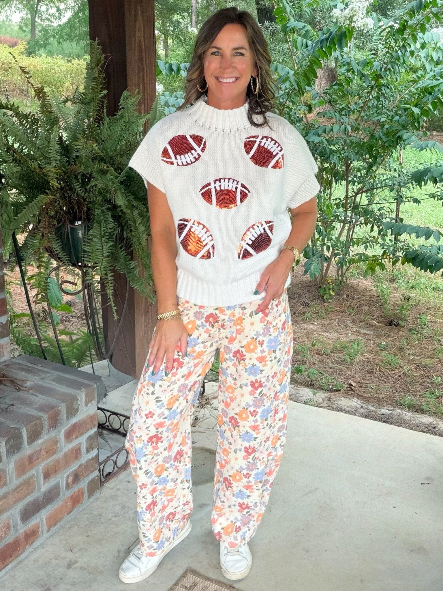 Friday Night Lights Football Sweater Top - Jessi Jayne Boutique