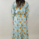 Harvest Muse Abstract Print Midi Dress - Jessi Jayne Boutique