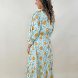 Harvest Muse Abstract Print Midi Dress - Jessi Jayne Boutique