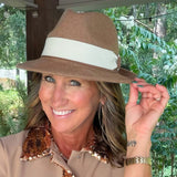 Tan Wool Felt Fedora