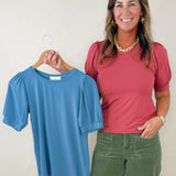 Soft Statement Puff Sleeve Top - Jessi Jayne Boutique