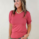 Soft Statement Puff Sleeve Top - Jessi Jayne Boutique