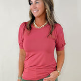 Soft Statement Puff Sleeve Top - Jessi Jayne Boutique