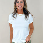 Refined Basics Short Sleeve Top - 2 Colors Available - Jessi Jayne Boutique