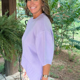 Lavender Lane High-Low Sweater Top