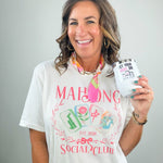 Mahjong Social Club Graphic Tee - Jessi Jayne Boutique
