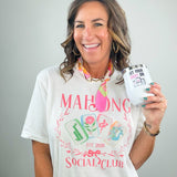 Mahjong Social Club Graphic Tee - Jessi Jayne Boutique