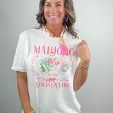 Mahjong Social Club Graphic Tee - Jessi Jayne Boutique