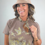Fringe Band Wool Felt Cloche Hat - Jessi Jayne Boutique