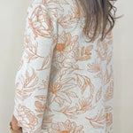 Autumn Sketch Mock Neck Top - Jessi Jayne Boutique