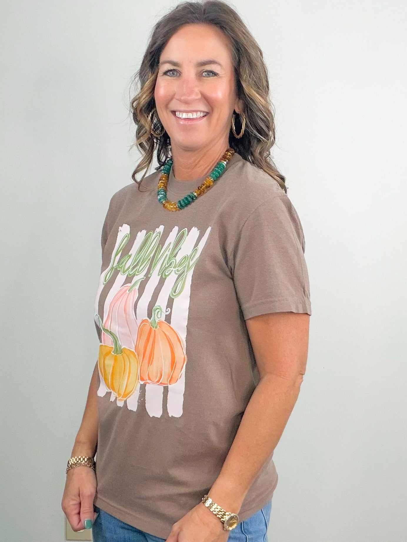 Fall Vibes Pumpkin Patch Graphic Tee - Jessi Jayne Boutique