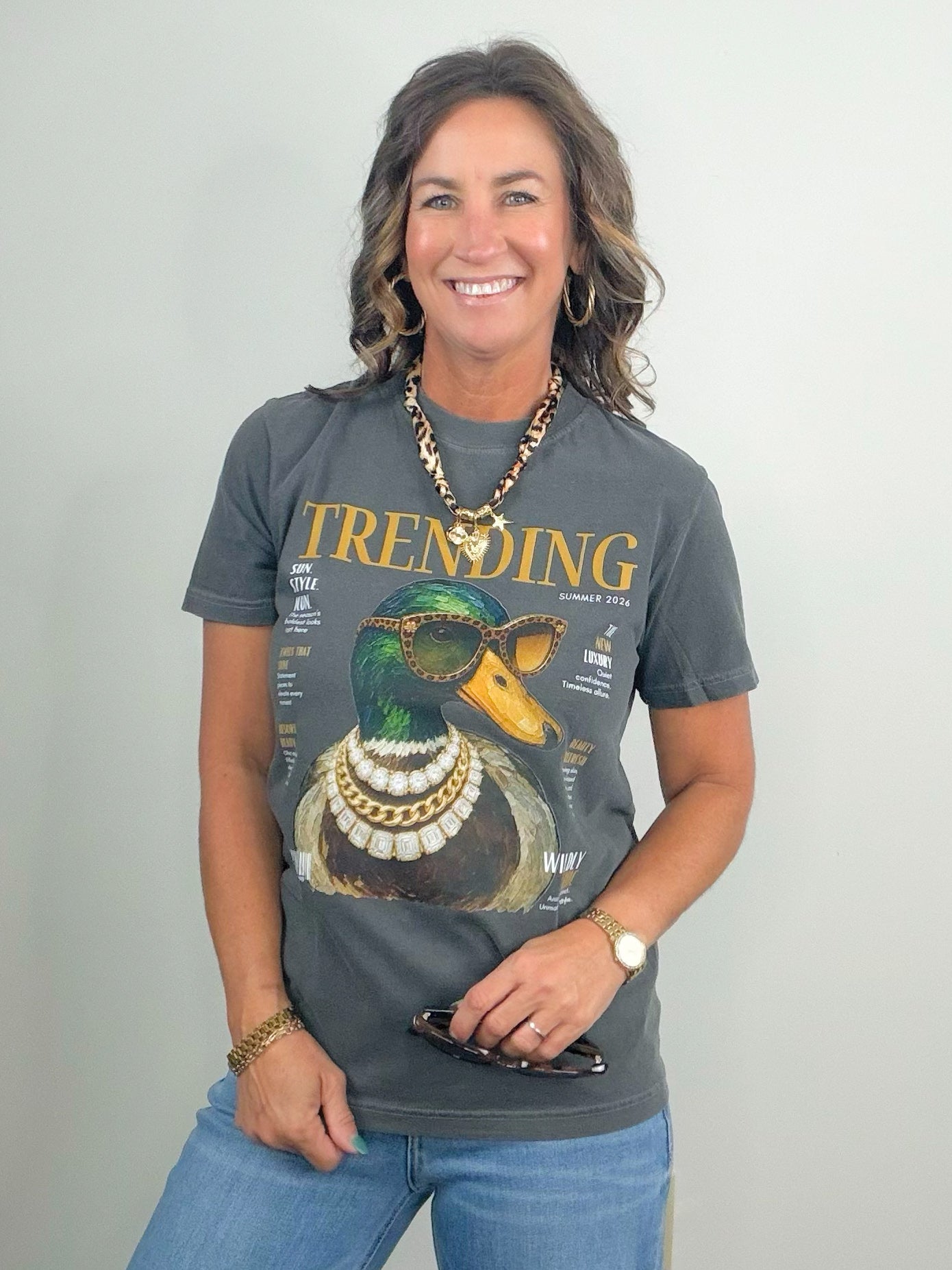 Cover Girl Mallard Graphic Tee - Jessi Jayne Boutique