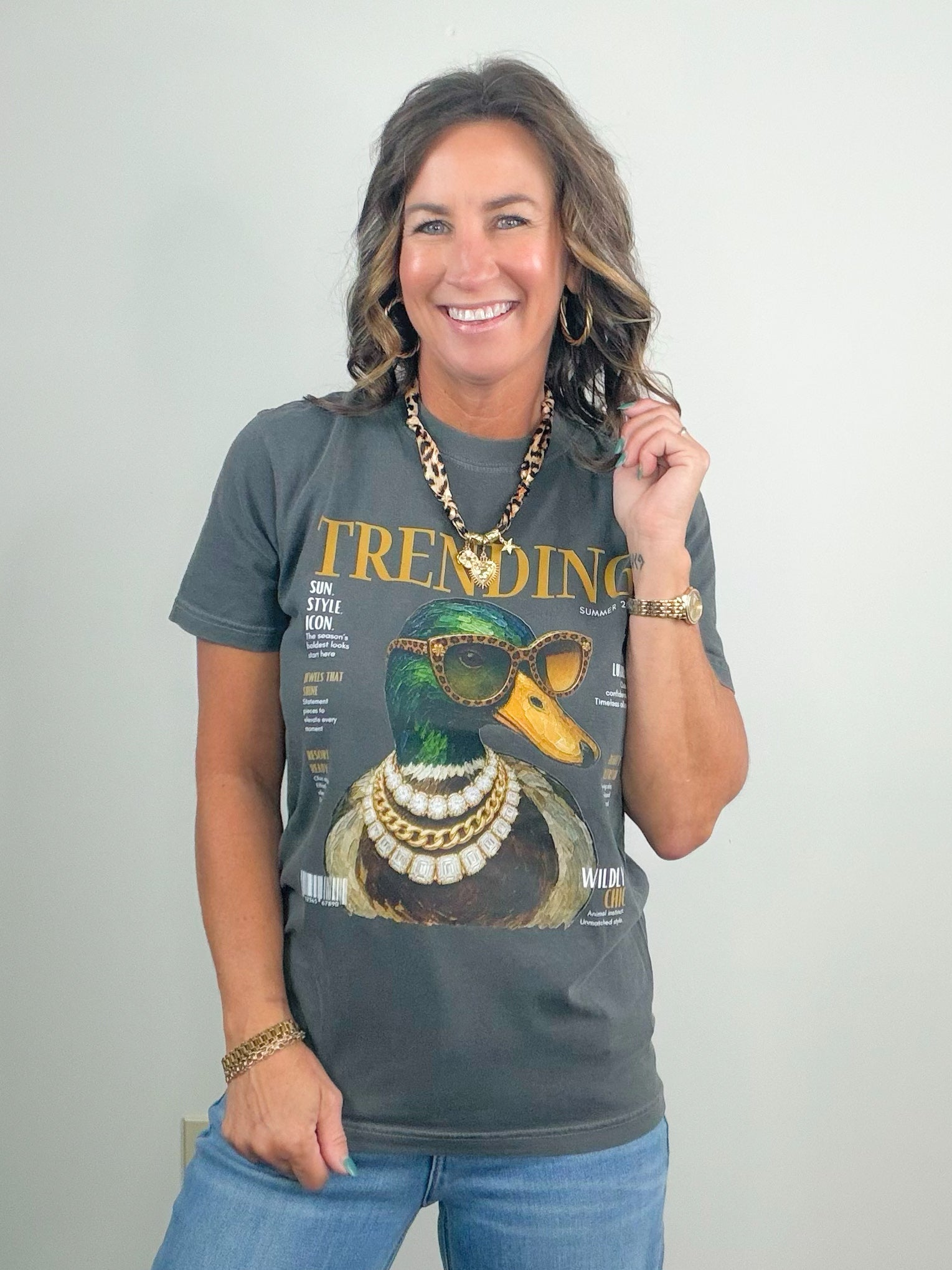 Cover Girl Mallard Graphic Tee - Jessi Jayne Boutique