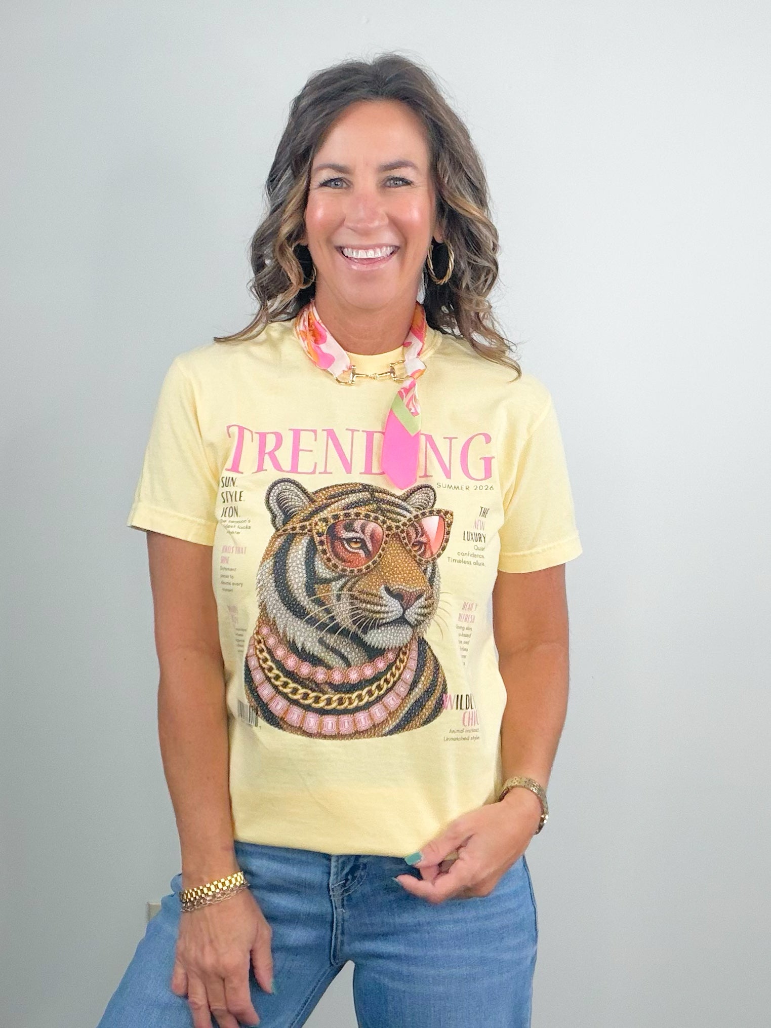 Trendsetter Tiger Graphic Tee - Jessi Jayne Boutique
