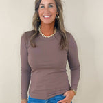 Barely There Long Sleeve Tee - Jessi Jayne Boutique