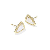 Kendra Scott Gold White MOP Cheer Stud Earrings - Jessi Jayne Boutique