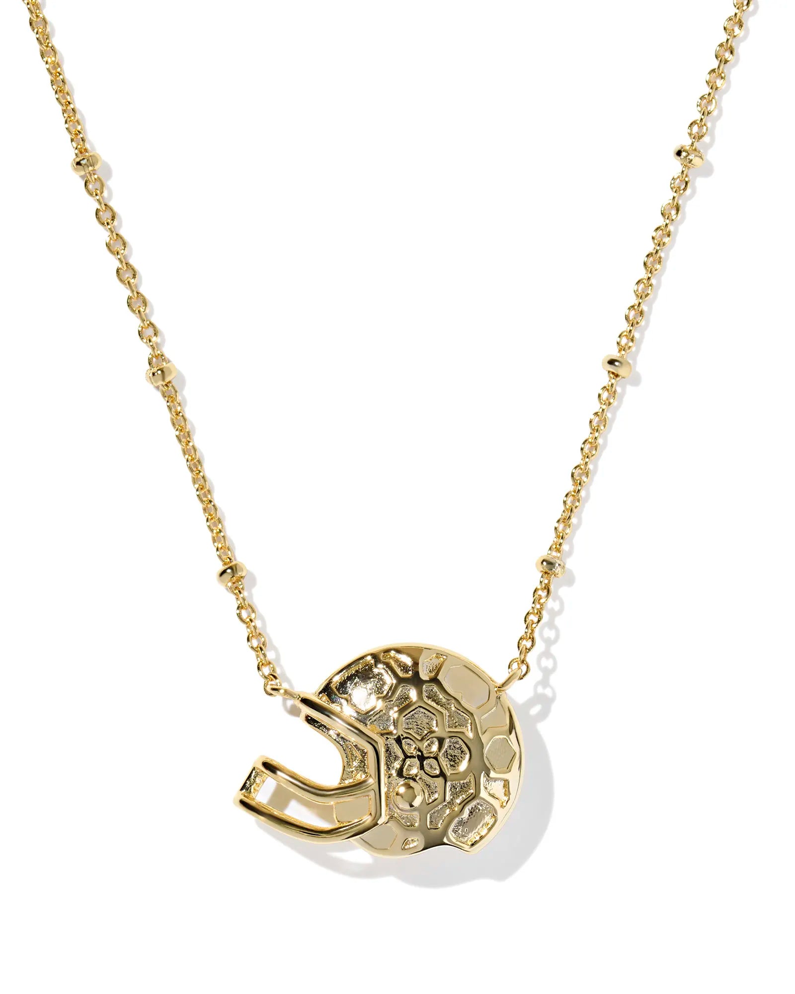 Kendra Scott Football Helmet Gold MOP Necklace - Jessi Jayne Boutique